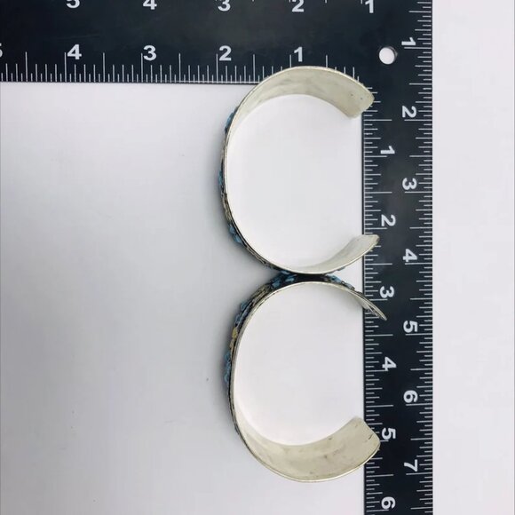 Single Vintage Tribal Cuff Bracelet Afghan Kuchi Cuff With Beads - Picture 8 of 9